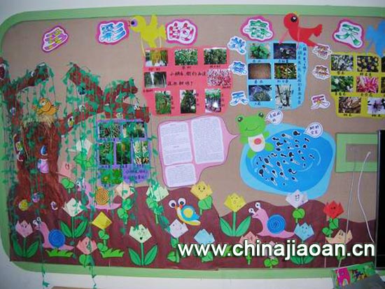 幼儿园教室布置图片-多彩的春天