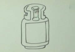 幼儿简笔画:煤气罐的画法