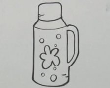 暖水瓶简笔画-幼儿简笔画教程