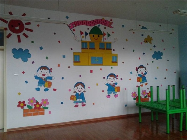 幼儿园开学教室墙面布置图片