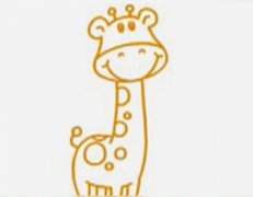 长颈鹿的画法-长颈鹿简笔画教程