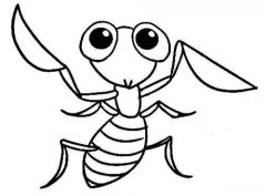 如何画卡通螳螂简笔画:昆虫简笔画