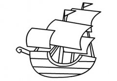 如何分步画帆船简笔画以及帆船的画法