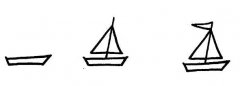 儿童分步小帆船简笔画教程及画法步骤