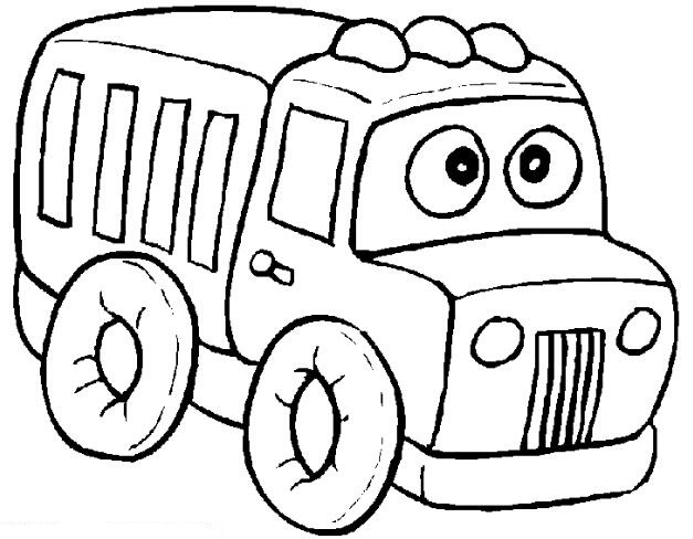 儿童大货车简笔画教程