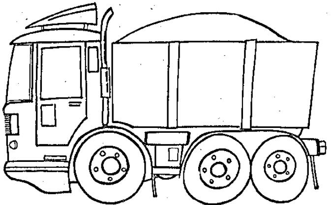 卡通拉沙的货车简笔画图片