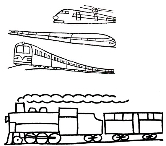儿童小火车简笔画图片教程