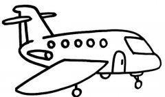 卡通滑翔机、大帆船、快艇、飞机的简笔画图片