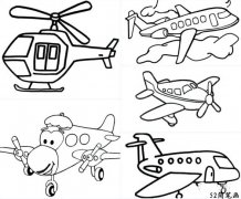 儿童简笔画卡通飞机怎么画