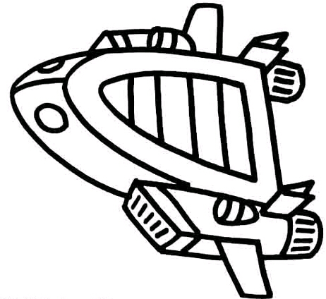 卡通侦察机简笔画图片大全
