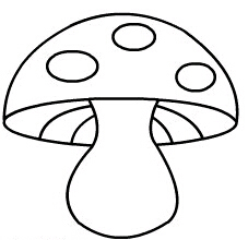 简笔画蘑菇的画法