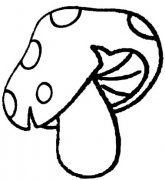 儿童简笔画蘑菇的画法(铅笔素描)