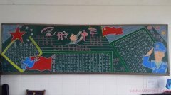 ＂伟大的祖国,爱我中华＂黑板报版面设计图