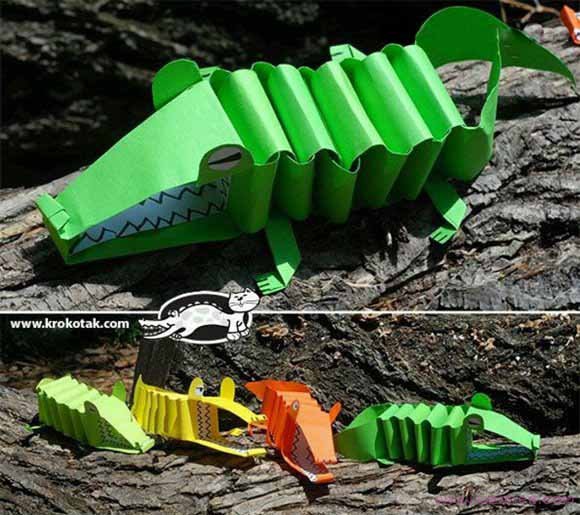 手工鳄鱼玩具制作方法教程-www.qqscb.com