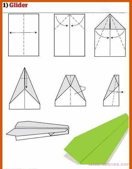 幼儿纸飞机制作方法图解步骤教程-www.qqscb.com