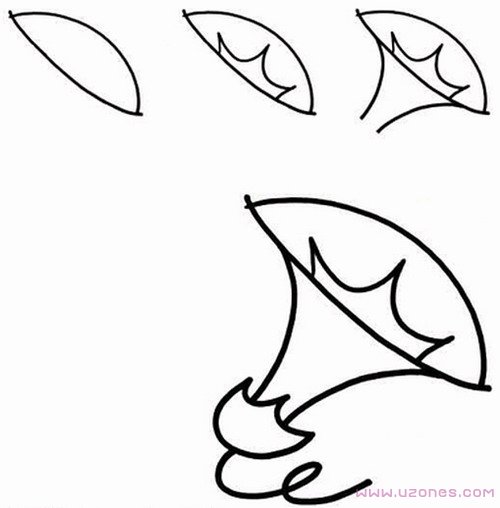 漂亮牵牛花的画法简笔画图片手绘(铅笔素描)-www.qqscb.com