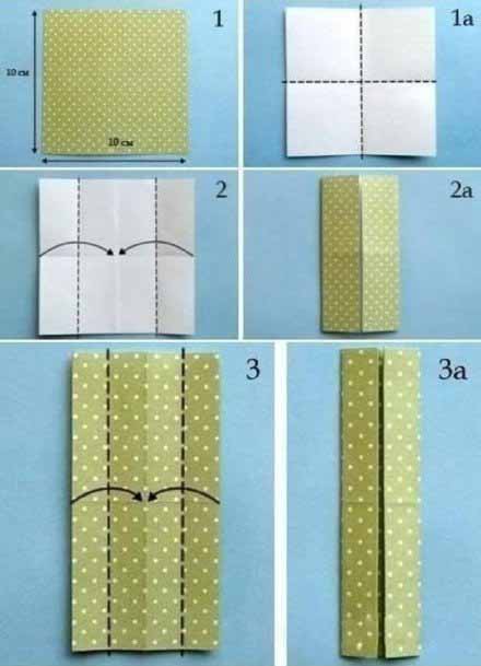 简单手工折纸裙子制作方法图解教程-www.qqscb.com