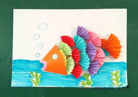 简单折纸手工蝴蝶和小鱼的折法图解教程-www.qqscb.com