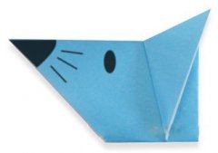 如何diy折纸小老鼠的制作方法图解教程