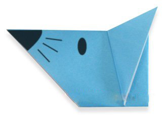 如何diy折纸小老鼠的制作方法图解教程-www.qqscb.com