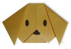 简单折纸可爱小狗狗的折法图解教程