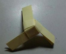 儿童DIY折纸竹蜻蜓的折法图解教程