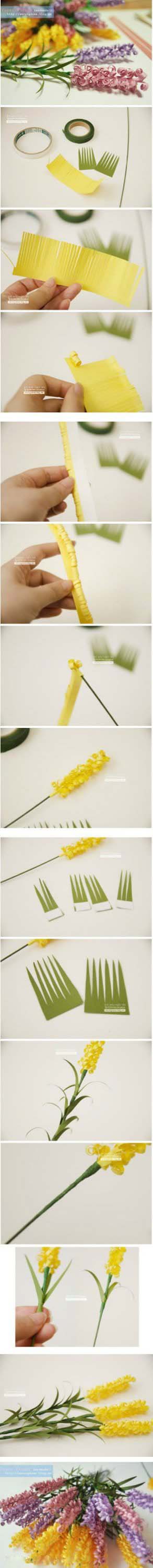 儿童折纸漂亮的花束制作方法图解教程-www.qqscb.com