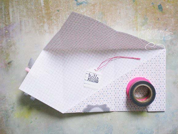 简单折纸DIY信封的制作方法图解教程-www.qqscb.com