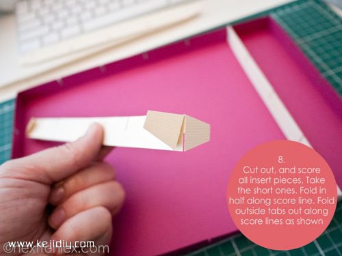 手工折纸DIY带日历礼物包装盒的折法图解教程-www.qqscb.com