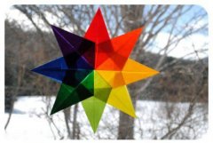 如何折纸八角星的步骤图解 八角星的折纸方法