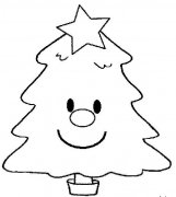 圣诞树的画法 简单圣诞树简笔画图解素描