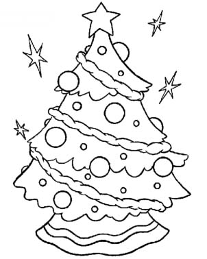 儿童简笔画圣诞树的画法 圣诞树简笔画图片大全-www.qqscb.com