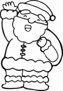 慈祥可爱的卡通圣诞老人简笔画图解教程素描