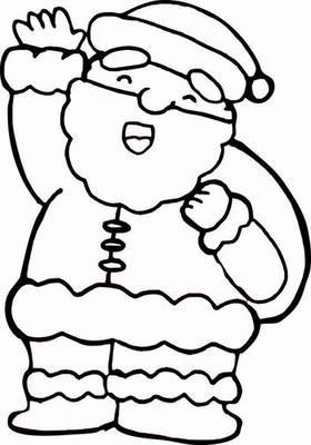 慈祥可爱的卡通圣诞老人简笔画图解教程素描-www.qqscb.com