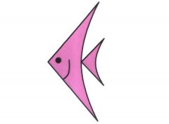 简单热带鱼的画法 热带鱼简笔画教程素描彩图