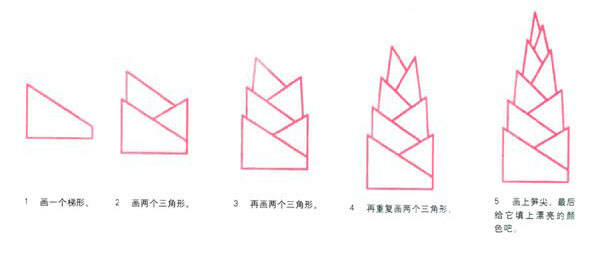 卡通竹笋的画法 竹笋简笔画步骤教程素描彩图-www.qqscb.com