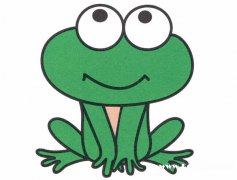 卡通可爱小青蛙简笔画的画法步骤彩图素描