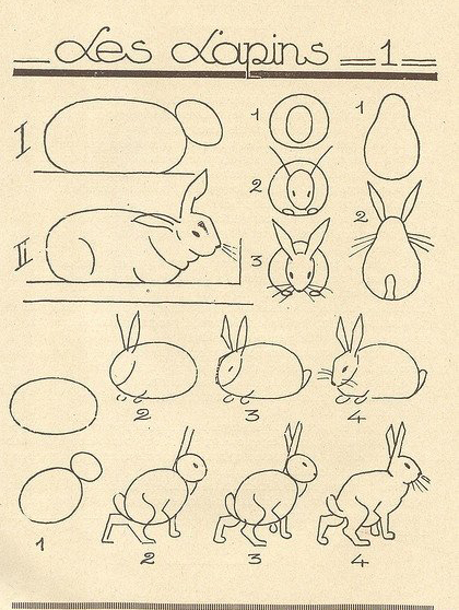 儿童简笔画兔子的画法 卡通兔子简笔画步骤-www.qqscb.com