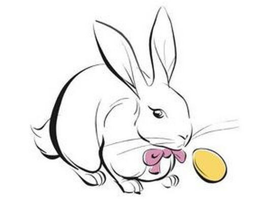 儿童简笔画兔子的画法 卡通兔子简笔画步骤-www.qqscb.com