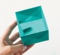 简单折纸正方形纸盒制作方法图解步骤