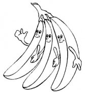 可爱卡通香蕉简笔画的画法步骤图片教程