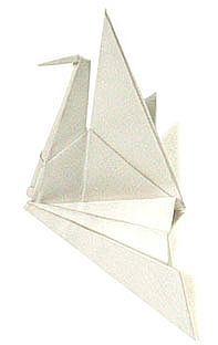 千纸鹤的折法 手工千纸鹤制作方法图解步骤-www.qqscb.com