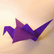 儿童手工折纸千纸鹤的制作方法图解步骤