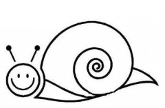 卡通蜗牛的画法 蜗牛简笔画图片大全素描