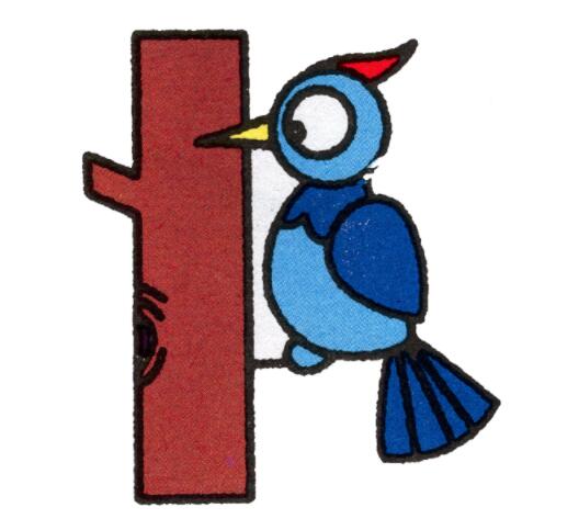 啄木鸟简笔画怎么画啄木鸟画法图片-www.qqscb.com
