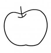 简单苹果怎么画苹果简笔画的画法图片