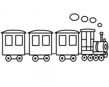卡通火车怎么画火车简笔画图片大全