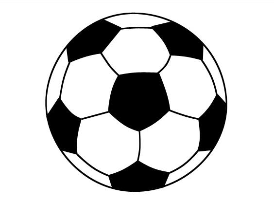 足球怎么画足球简笔画的画法图片素描-www.qqscb.com