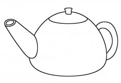 简单茶壶的画法茶壶简笔画图片素描