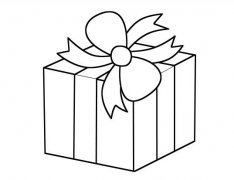 漂亮礼物盒简笔画礼物盒怎么画图片教程